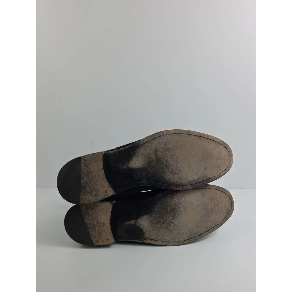 Oro The Classic Black Suede Chelsea Men's Boots Size 13.